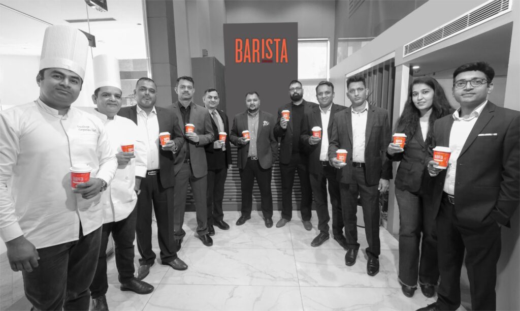 Barista Coffee's Leadership Team Engages with Customers in New Delhi Store