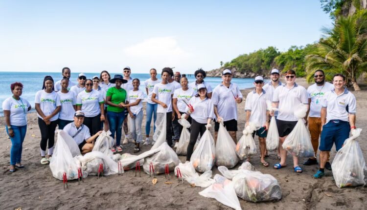 Queen Mary 2 Contributes to Coastal Clean-Up in Dominica