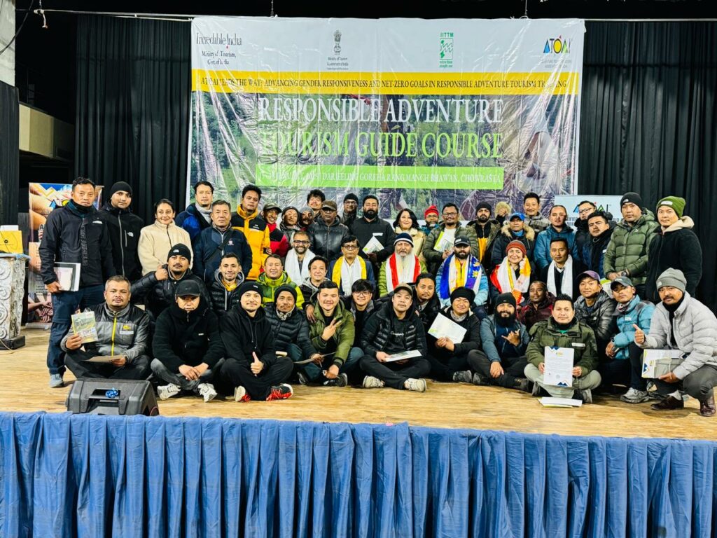 Milestone Achieved: ATOAI and MOT Successfully Conduct Responsible Adventure Tourism Course in Darjeeling