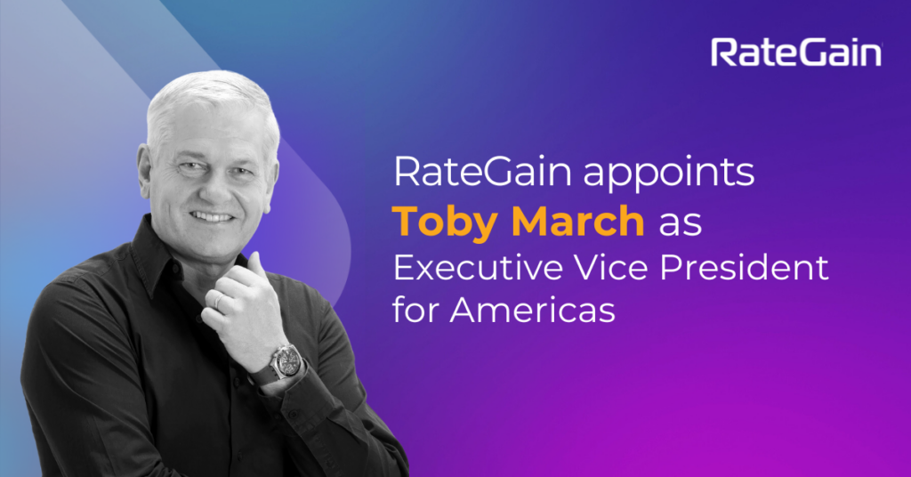 RateGain Appoints Toby March as Executive Vice President for the Americas