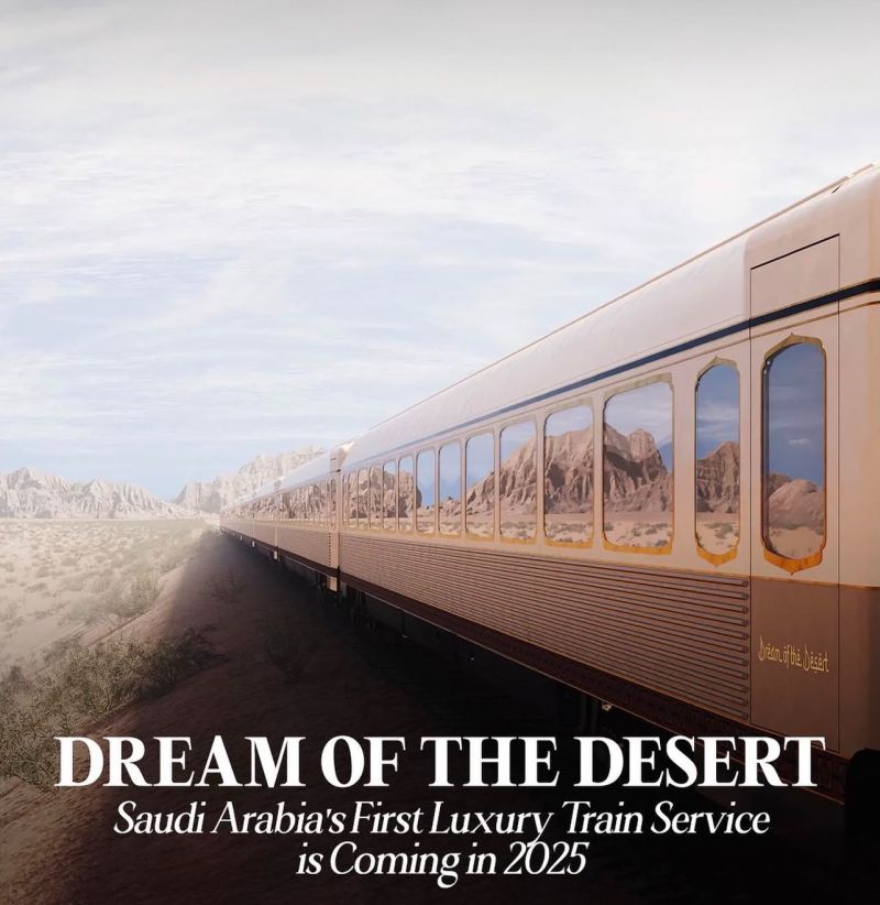 Unveiling the First Luxury Train in the Middle East: The Dream of the Desert