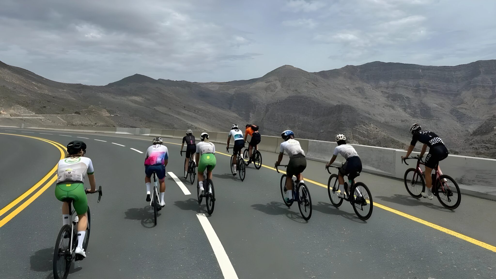 Cycling Challenge at Jebel Jais Mountain