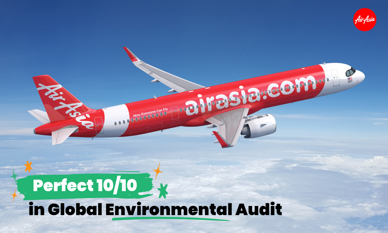 AirAsia Achieves Perfect Score in 42kft.com Global Sustainability Audit