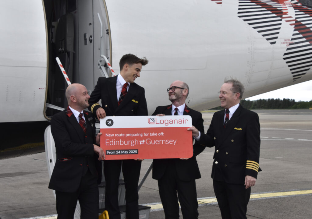 Loganair Begins Direct Service from Edinburgh to Guernsey