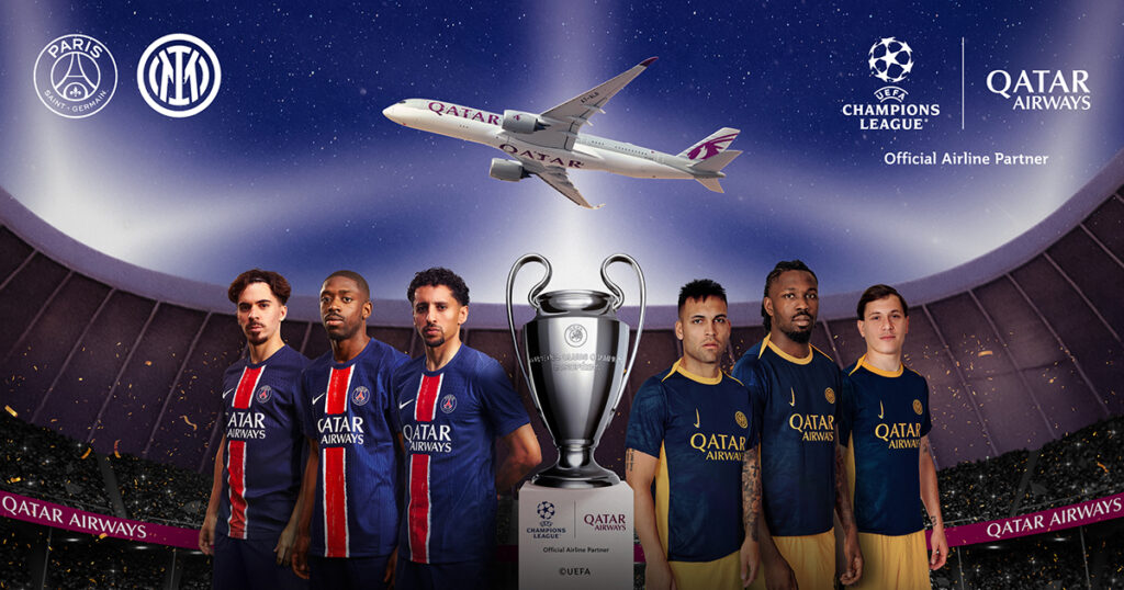 Qatar Airways Achieves Historic Sponsorship Trio at UEFA Champions League Final