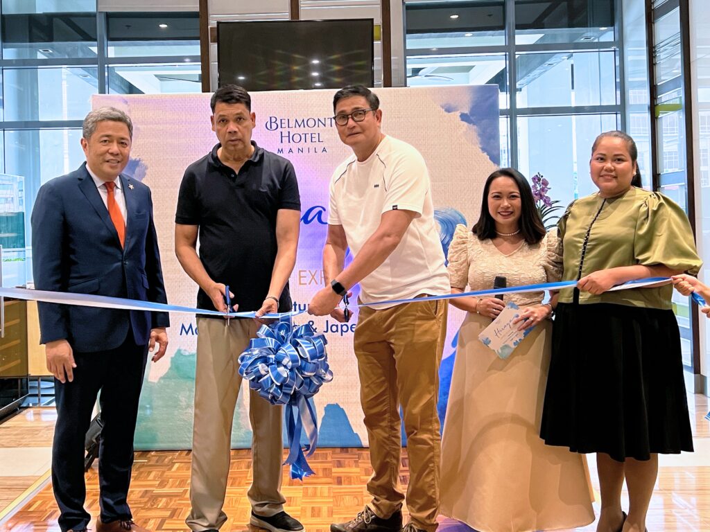Manny Cabrera and Japeth Aguilar Shine at Belmont Hotel Manila Art Exhibit