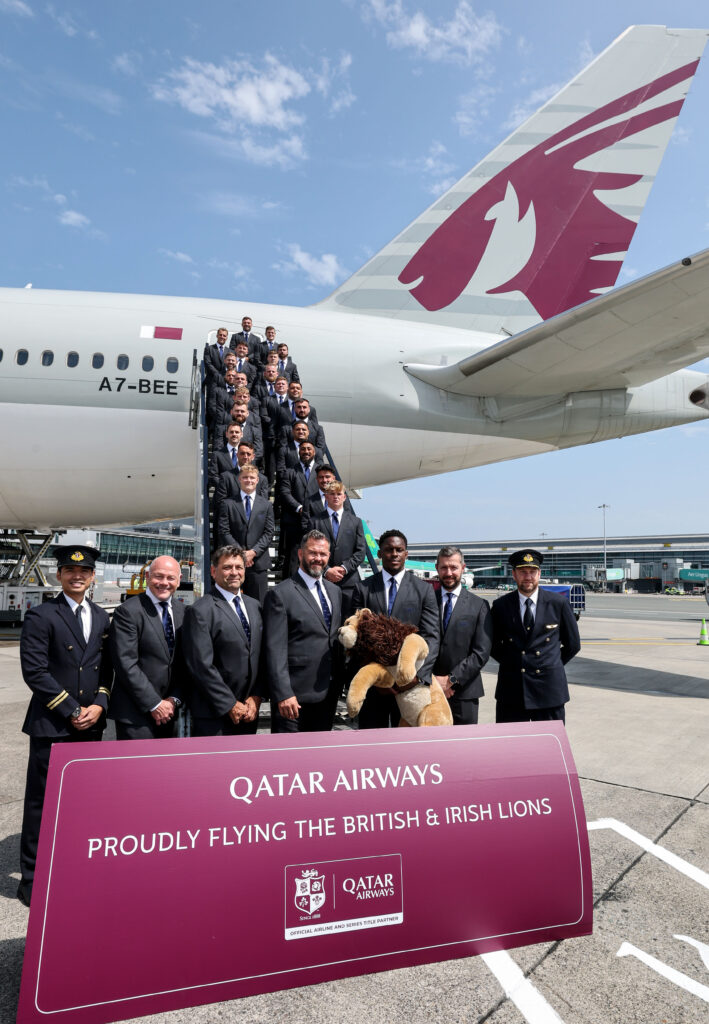 British & Irish Lions Depart for Australia with Qatar Airways Ahead of 2025 Tour