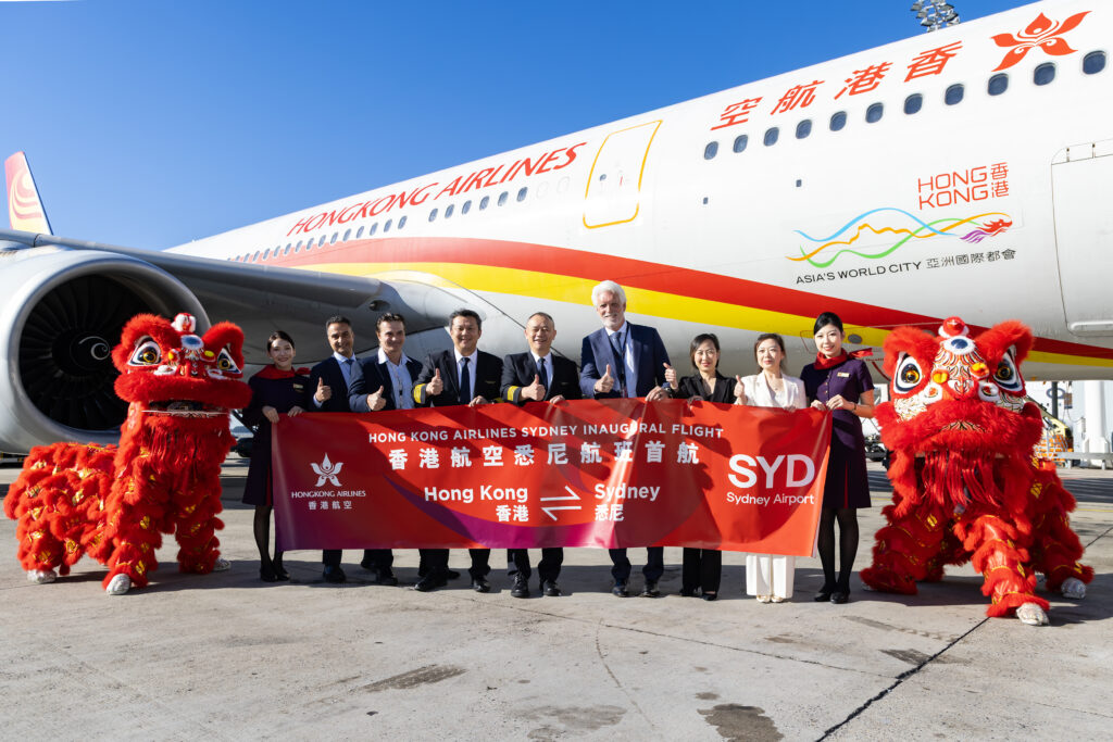 Hong Kong Airlines Launches First Flight to Sydney