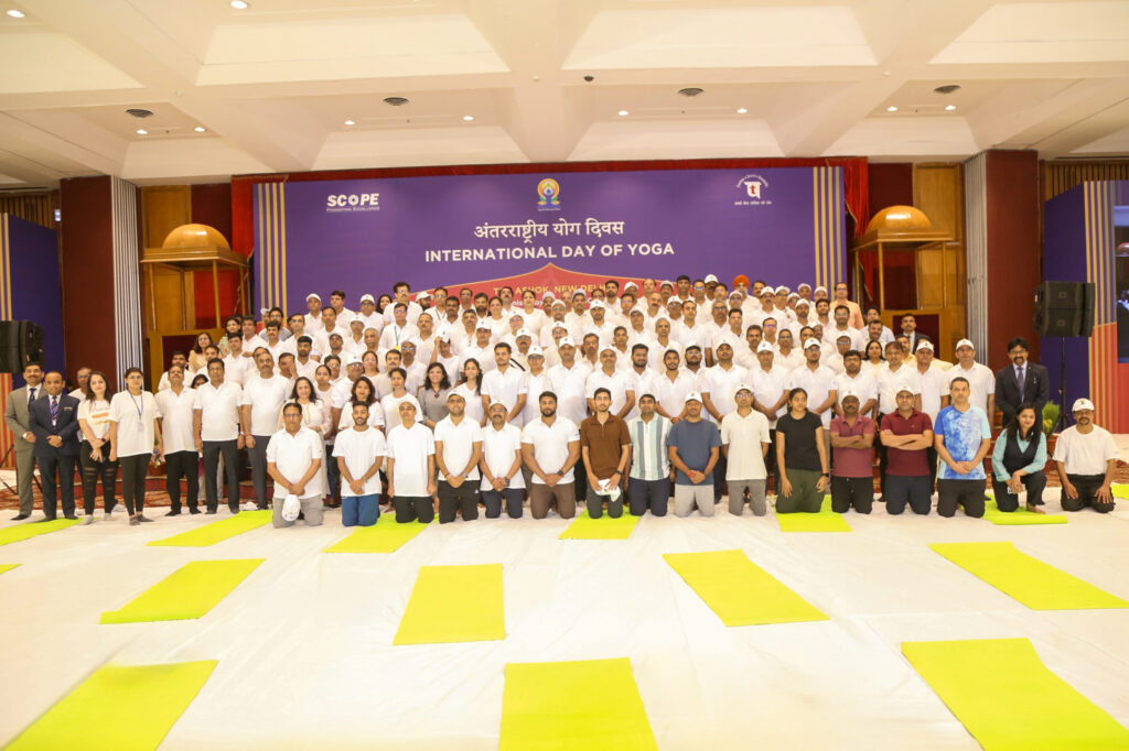 ITDC Brings Together 25 PSUs for Yoga Day Celebration at The Ashok, New Delhi