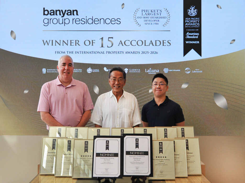 Banyan Group Achieves 15 Awards at the Asia-Pacific Property Awards