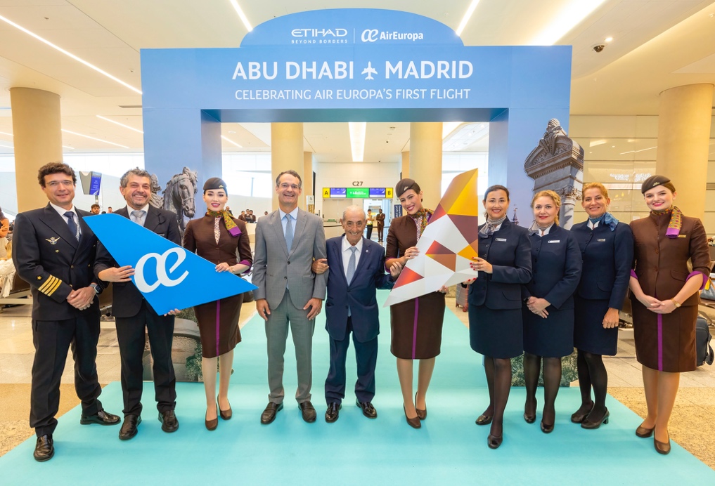 Etihad Airways and Air Europa Mark Historic Flight Partnership
