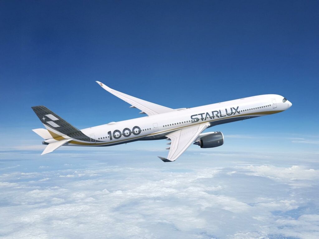 STARLUX Airlines Expands Fleet with New A350-1000 Orders