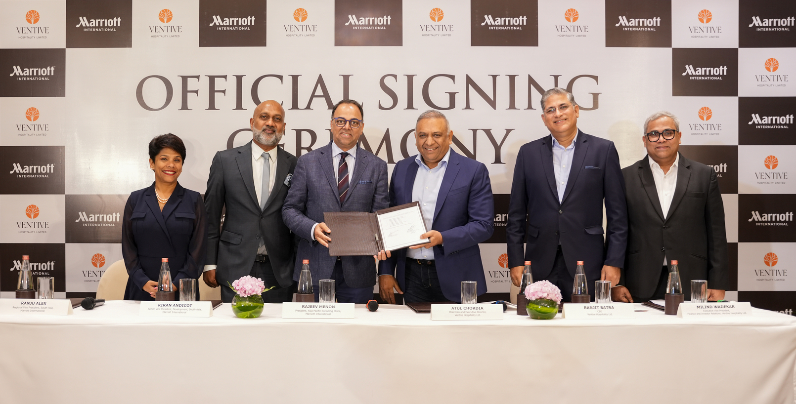 Expansion of Partnership Between Ventive Hospitality and Marriott International Announced