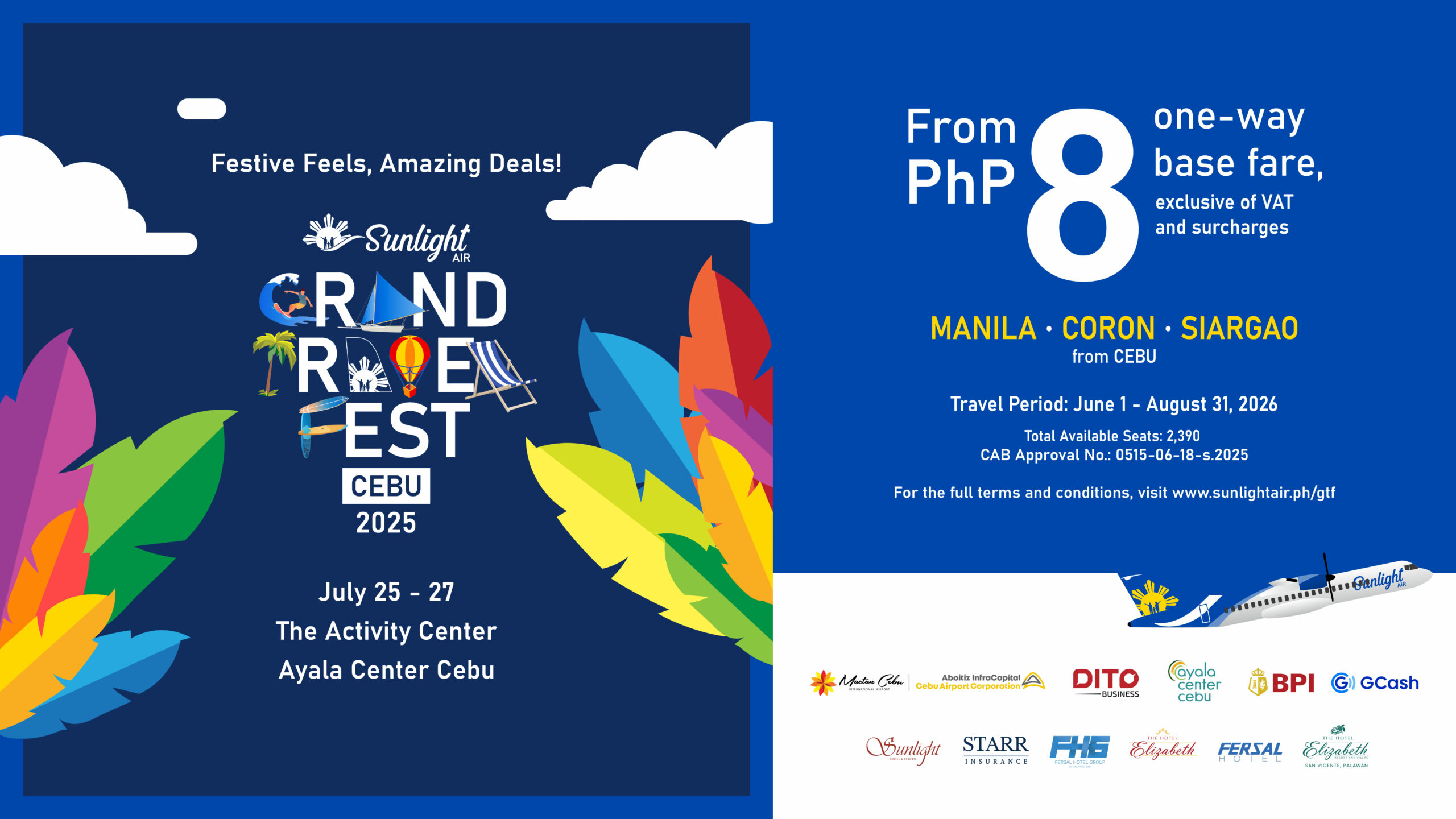 Sunlight Air’s Grand Travel Fest Returns to Cebu
