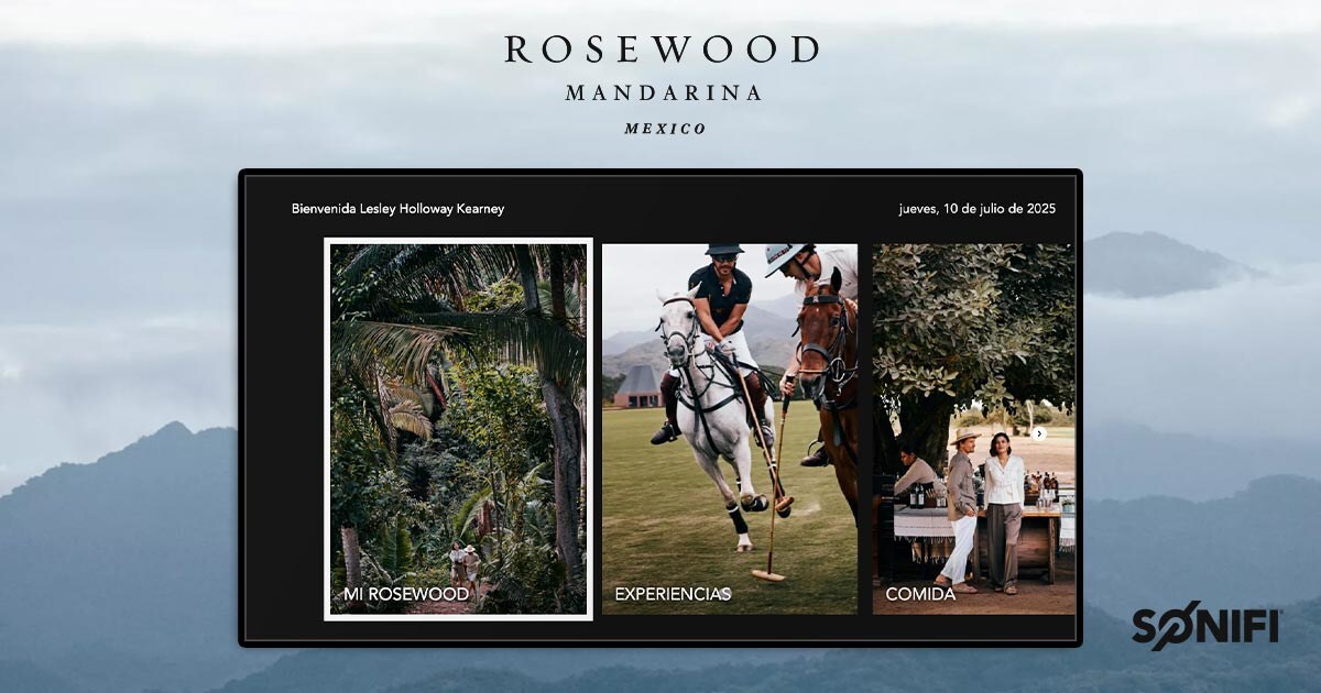 Enhancing Guest Experiences at Rosewood Mandarina with SONIFI Technologies