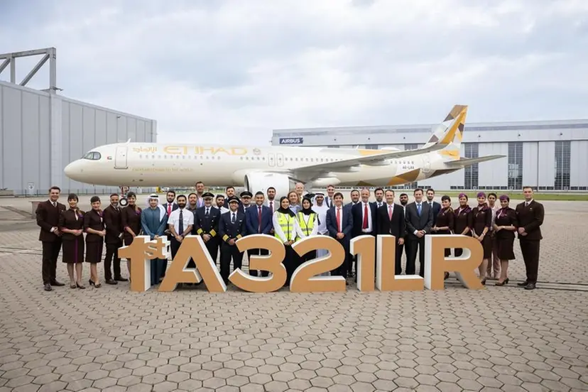 Etihad Airways Welcomes Its First Airbus A321LR Aircraft