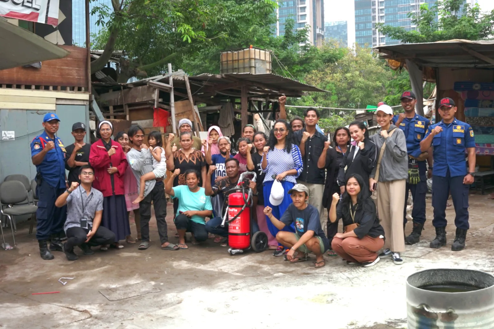 Archipelago Conducts Fire Safety Training in Kampung Gasong