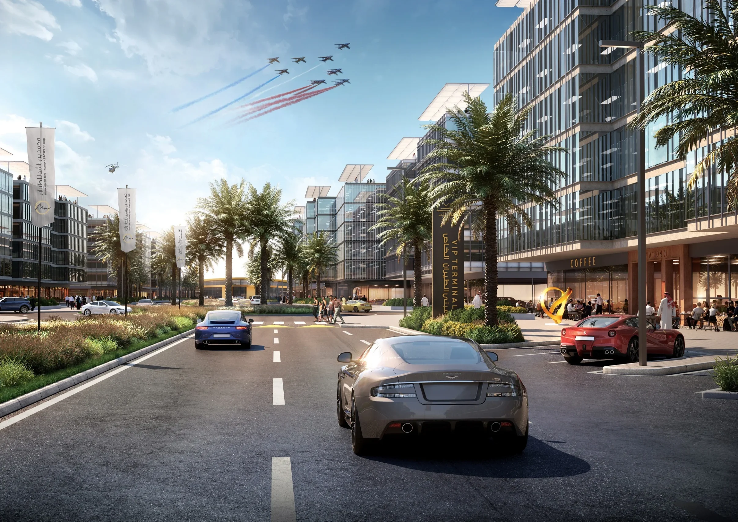 Launch of VIP Terminal Boulevard at Mohammed bin Rashid Aerospace Hub