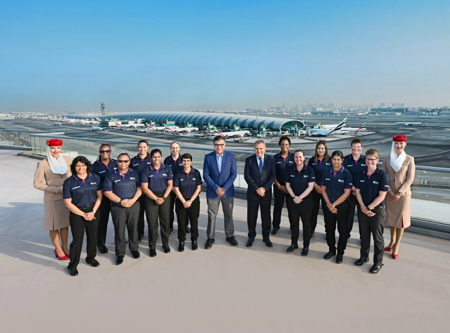 Emirates Hosts All-Female ICC Match Officials Delegation