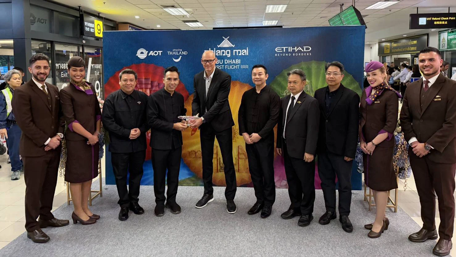 Thailand Celebrates Etihad Airways' First Flight to Chiang Mai