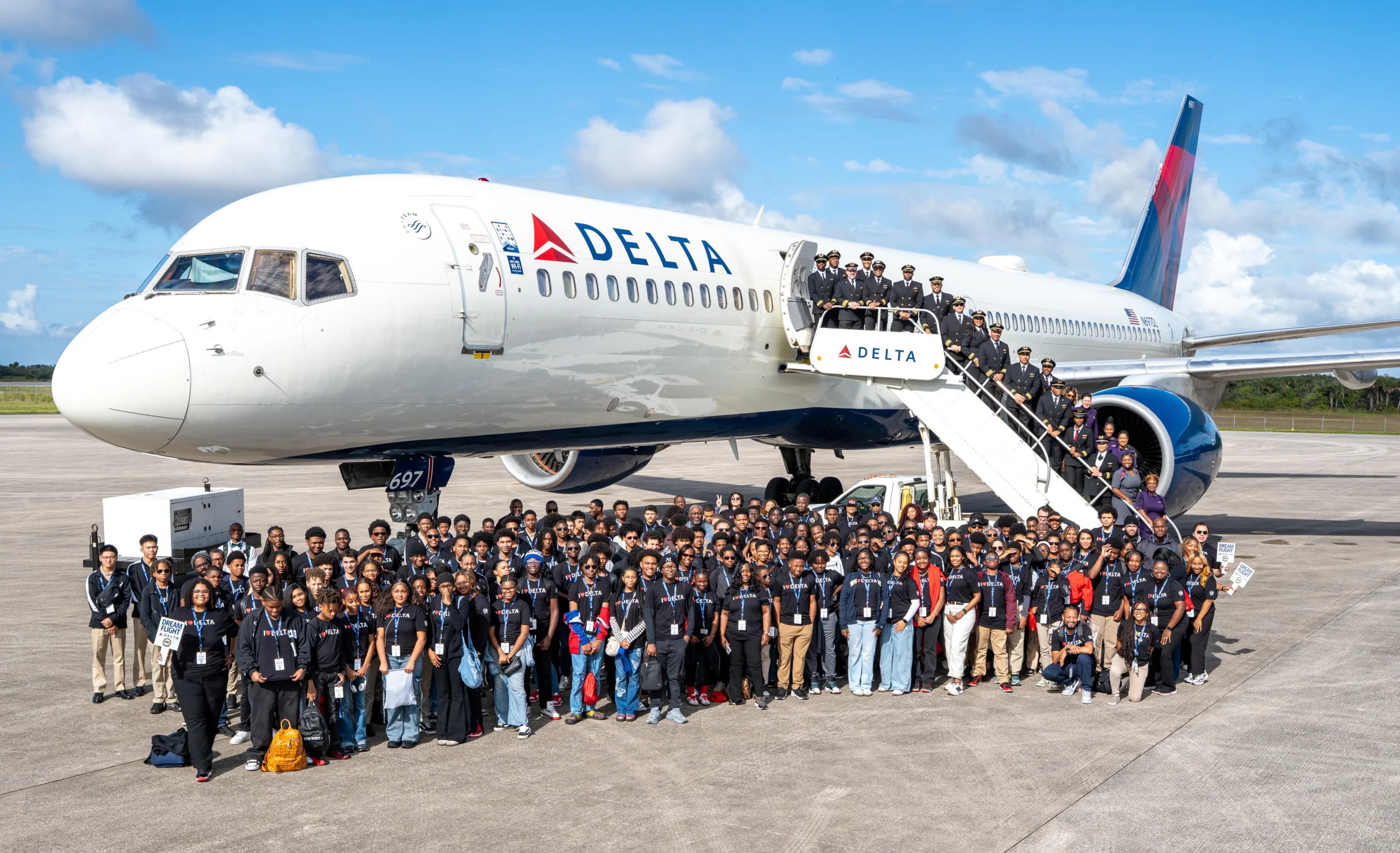 Celebrating 25 Years of Delta's DREAM Flight Inspiring Future Aviators