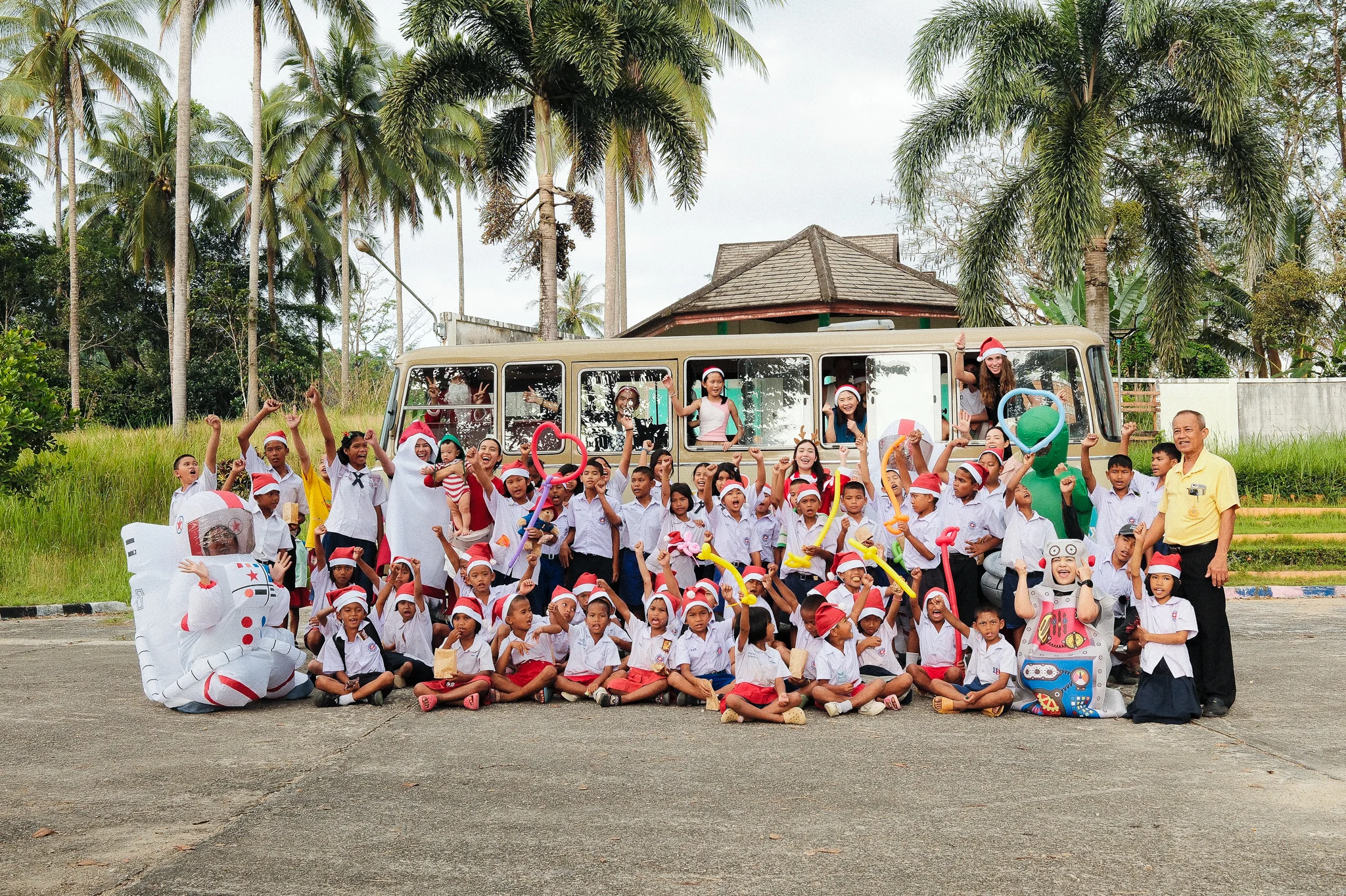 Devasom's Happy Bus Brings Joy Back to Phang Nga School