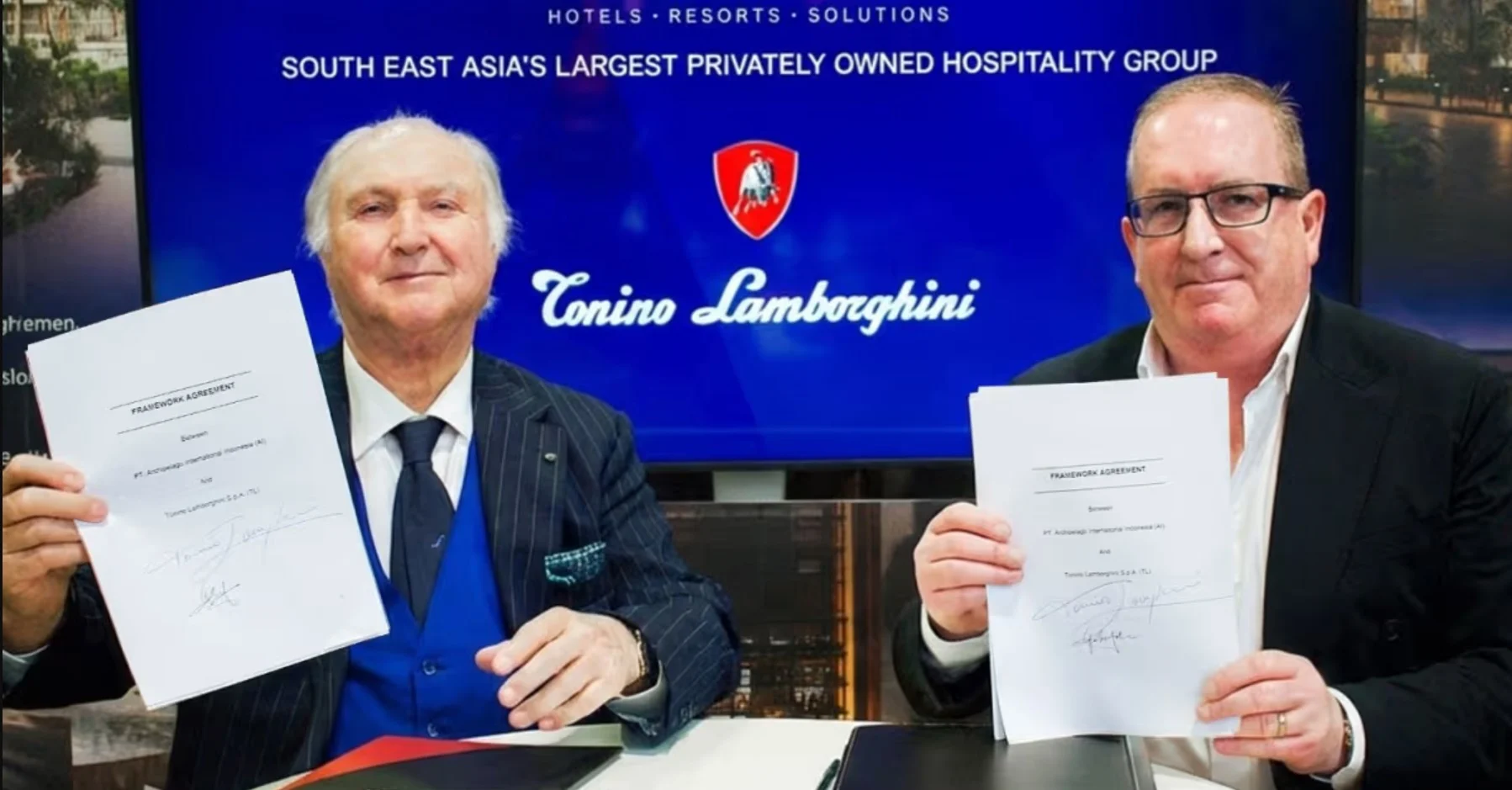 Archipelago Partners with Tonino Lamborghini to Expand Luxury Hospitality