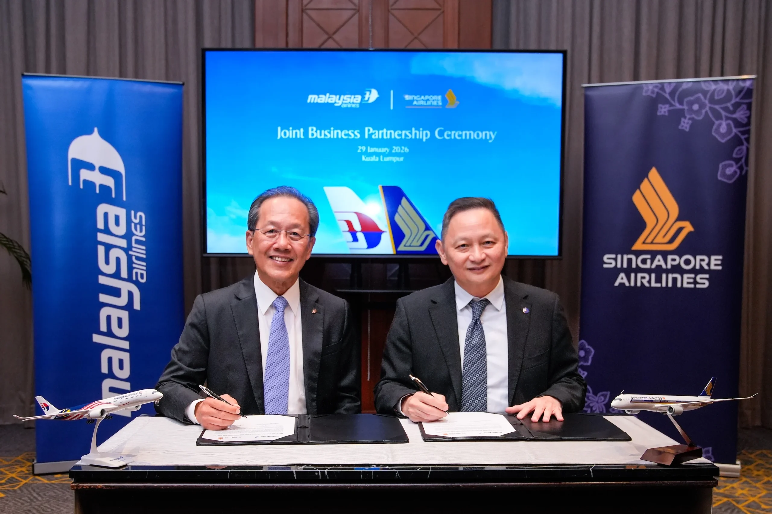 Malaysia Airlines and Singapore Airlines Strengthen Partnership