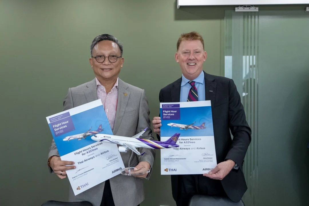 Airbus and Thai Airways Strengthen Partnership with New Support Agreement
