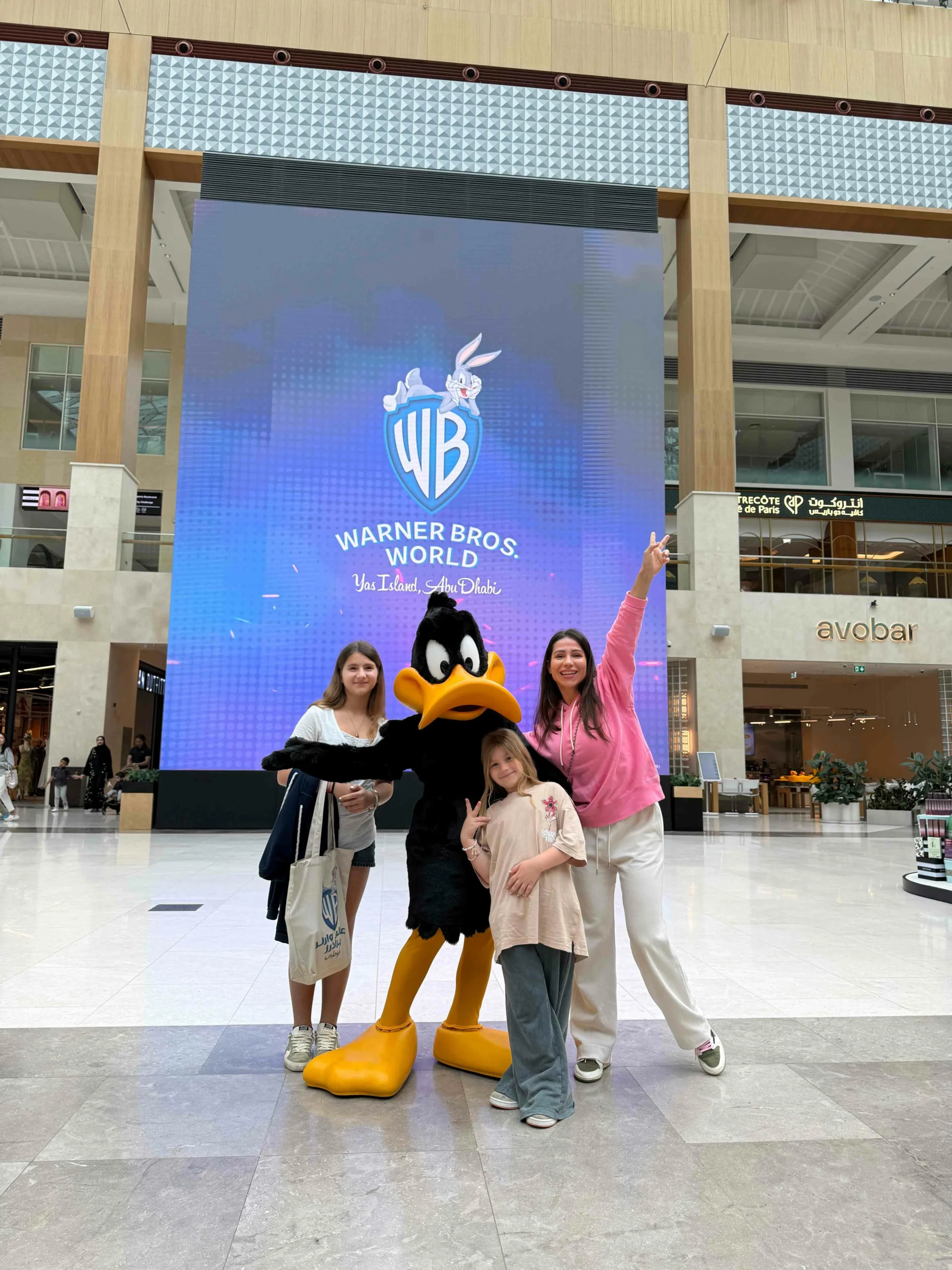 Yas Theme Park Characters Bring Joy to Yas Mall